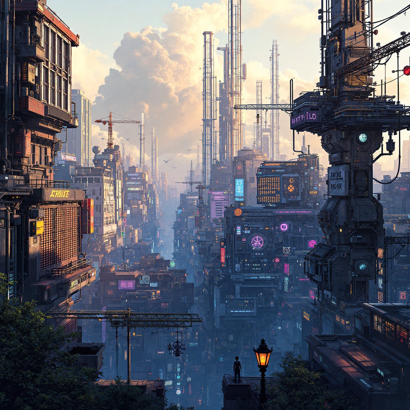 CyberPunk - Cyber City Landscapes - Collection 1
