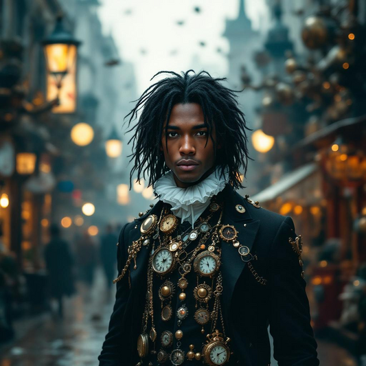 SteamPunk Pack 1 - Male Model - 50 Images